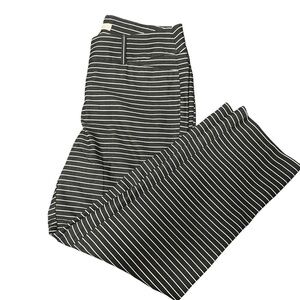 LOFT Striped Capri Work Pant Slacks- Julie- Size 6